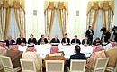 Встреча с Наследным принцем, Министром обороны Саудовской Аравии Мухаммедом Бен Сальманом Аль Саудом.