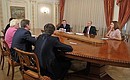 Встреча с исполняющим обязанности губернатора Рязанской области Олегом Ковалёвым и жителями региона.