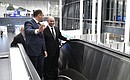 During a visit to Gagarin International Airport.