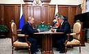 С главой Республики Северная Осетия – Алания Сергеем Меняйло.