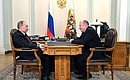 С президентом холдинга «Интеррос» Владимиром Потаниным.