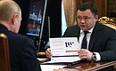 Встреча с председателем ПАО «Промсвязьбанк» Петром Фрадковым.