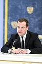 Председатель Правительства Дмитрий Медведев.