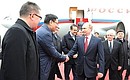 Vladimir Putin arrived in Astana to attend a Supreme Eurasian Economic Council meeting.