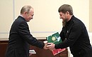 Meeting with Head of Chechnya Ramzan Kadyrov.