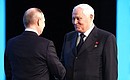 At the gala event celebrating 50 years since the start of the Baikal-Amur Railway construction. The Order for Valiant Labour is awarded to Chief Inspector of Defence Ministry’s Office of Inspectors General Grigory Kogatko. Photo: Valery Sharifulin, TASS
