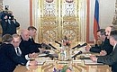 Meeting of the Supreme State Council of the Union State of Russia and Belarus.
