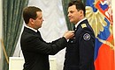 Hero of Russia Star and honorary title Pilot-Cosmonaut of the Russian Federation were awarded to test cosmonaut of the Yury Gagarin Cosmonaut Training Centre Roman Romanenko.