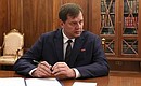 Acting Governor of Zaporozhye Region Yevgeny Balitsky.