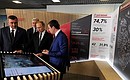 At the exhibition of civilian goods developed by Russian defence industry enterprises.