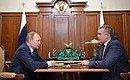 With Governor of the Republic of Crimea Sergei Aksyonov.