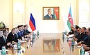 Russian-Azerbaijani talks.