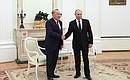 С Президентом Казахстана Нурсултаном Назарбаевым