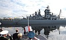 Парад по случаю празднования Дня Военно-Морского Флота.