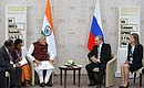 Meeting with Prime Minister of India Narendra Modi. Host Photo Agency BRICS and SCO summits