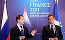 С Президентом Франции Николя Саркози