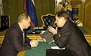 Рабочая встреча с заместителем Председателя Правительства Владимиром Яковлевым.