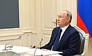 В ходе пленарного заседания восьмого Форума регионов России и Белоруссии (в режиме видеоконференции).