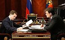 С помощником Президента – начальником Контрольного управления Президента Константином Чуйченко.
