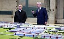 Visiting the Rudnyovo Industrial Park. With Moscow Mayor Sergei Sobyanin.