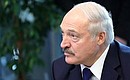 В образовательном центре «Сириус». Президент Республики Беларусь Александр Лукашенко.
