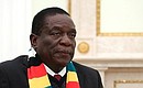 President of the Republic of Zimbabwe Emmerson Mnangagwa.