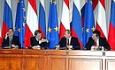На совместной пресс-конференции по итогам саммита Россия-ЕС.