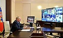 Meeting with political parties’ leaders (via videoconference).