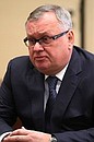 President and Board Chairman of VTB Bank Andrei Kostin.