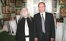 Посещение Псково-Печерского монастыря. С архимандритом Иоанном (Крестьянкиным).