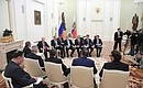 Переговоры с исполняющим обязанности Премьер-министра Республики Армения Николом Пашиняном.