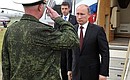 Vladimir Putin arrived at the Uspenovskoye training ground, where military exercises are underway as part of the comprehensive troop inspection in the Eastern Military District.