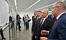 Visit to new Khrabrovo Airport terminal. Photo: RIA Novosti