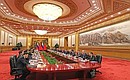 Переговоры с Председателем КНР Си Цзиньпином в расширенном составе.