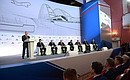 Plenary meeting of the Congress of Transport Workers of Russia.