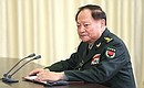 Vice Chairman of China's Central Military Commission Zhang Youxia. Photo: Sergei Bobylev, TASS