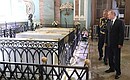 Посещение Петропавловского собора.