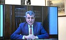 Sergei Menyailo appointed Acting Head of the North Ossetia-Alania Republic.