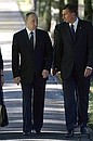 С Президентом Словении Борутом Пахором.