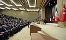 News conference following a meeting of the presidents of Russia, Turkey and Iran.
