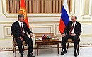 With President of Kyrgyzstan Almazbek Atambayev.