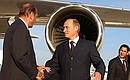 ORLY AIRPORT. President Putin and French President Jacques Chirac.