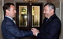 С Президентом Южной Осетии Эдуардом Кокойты.