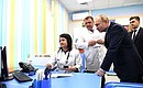Во время посещения детской поликлиники №6 города Иванова.