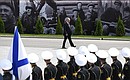 Перед началом церемонии открытия Ржевского мемориала Советскому солдату. Фото РИА «Новости»