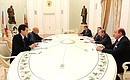 Встреча с бывшим президентом Афганистана Хамидом Карзаем.