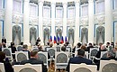 Встреча с представителями палат Федерального Собрания Российской Федерации.