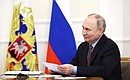 На встрече с главой Татарстана Рустамом Миннихановым. Фото: Сергей Бобылёв, ТАСС