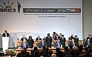 Церемония подписания документов саммита БРИКС.