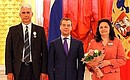Орденом «Родительская слава» награждены Юрий и Светлана Дружинины.